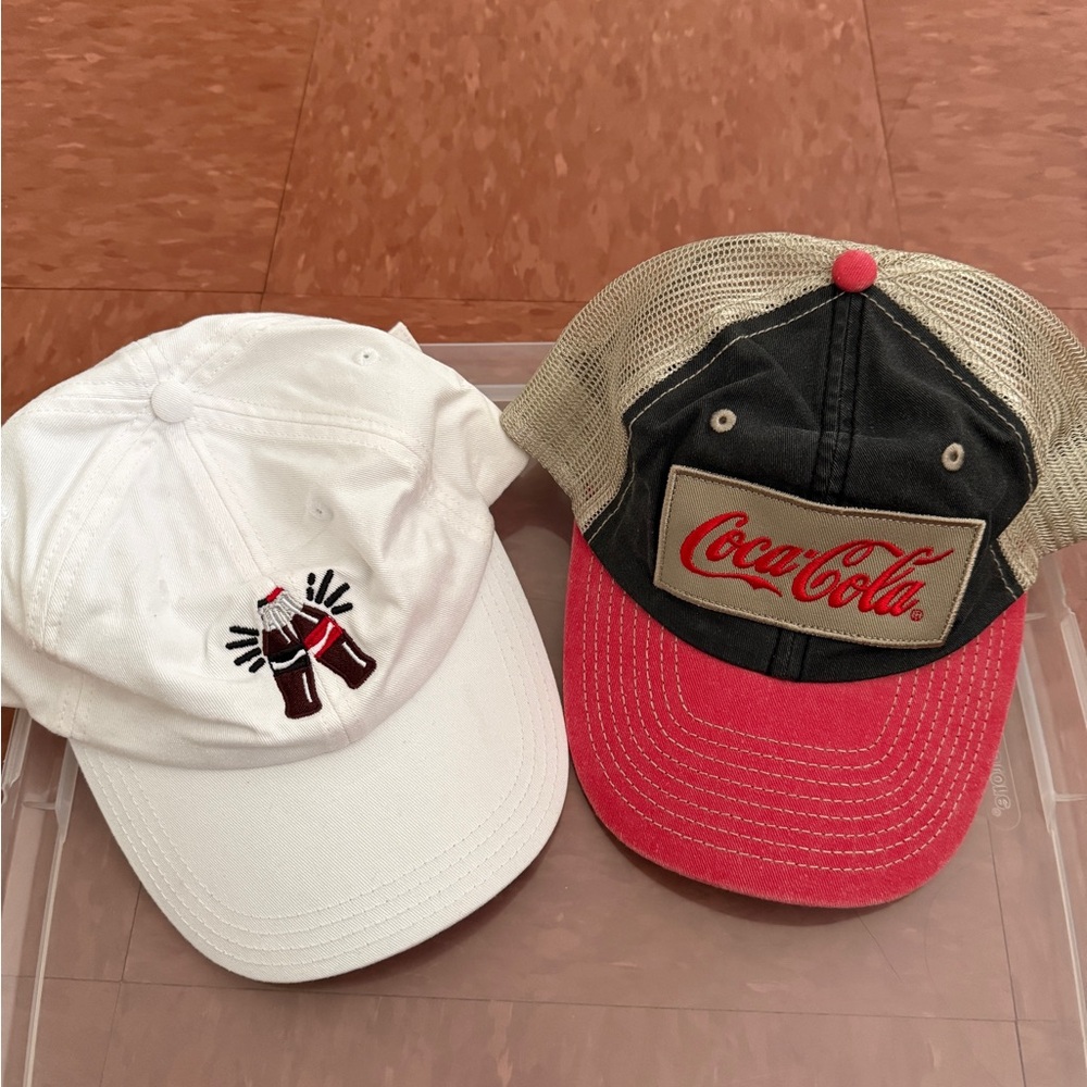 NWOT Coca-Cola baseball caps
